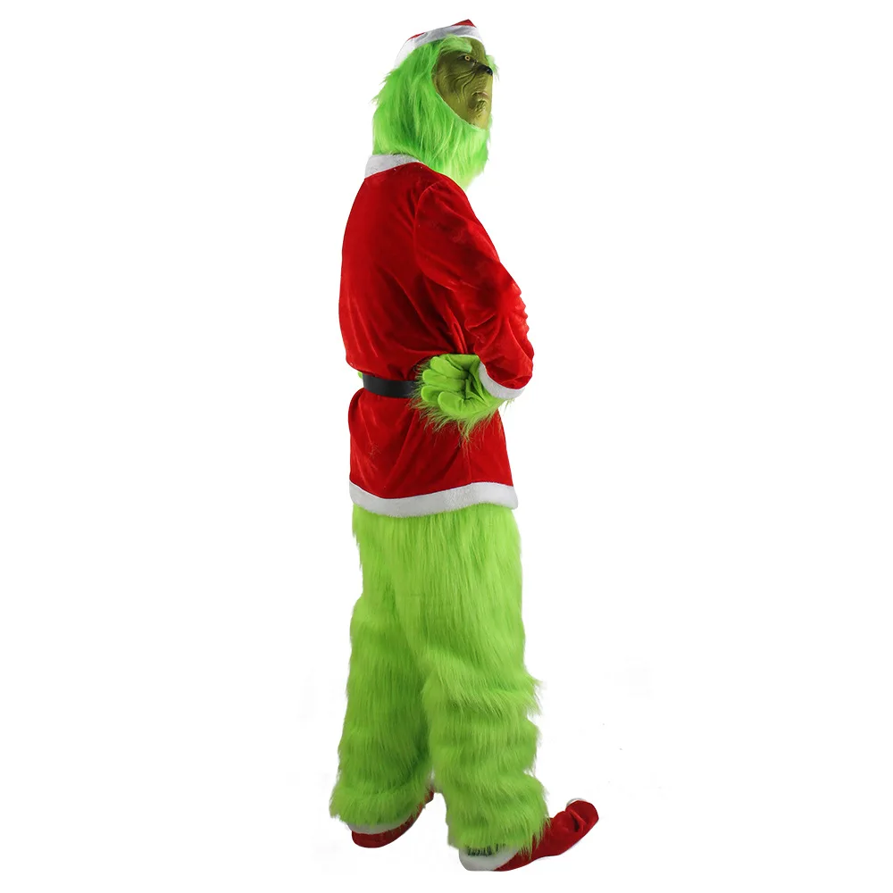 Merry Christmas Grinch Cosplay - Santa Hat Plush のレビューと価格