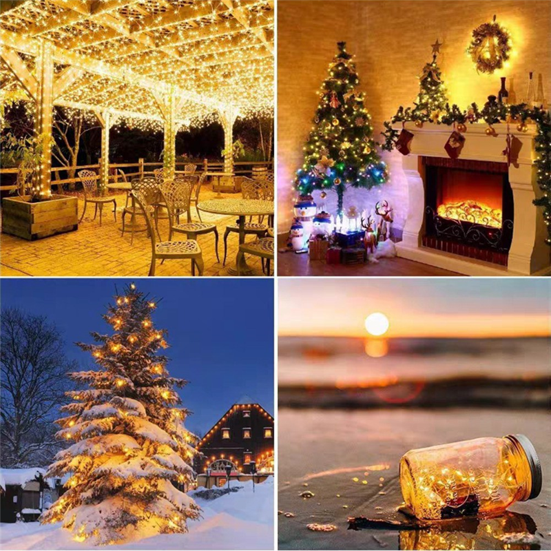 ONCE Solar Powered Lights 200  - Led Fairy String Lights のレビューと価格