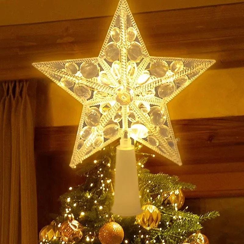 Glowing Christmas 15cm Tree To - Star Tree Topper のレビューと価格