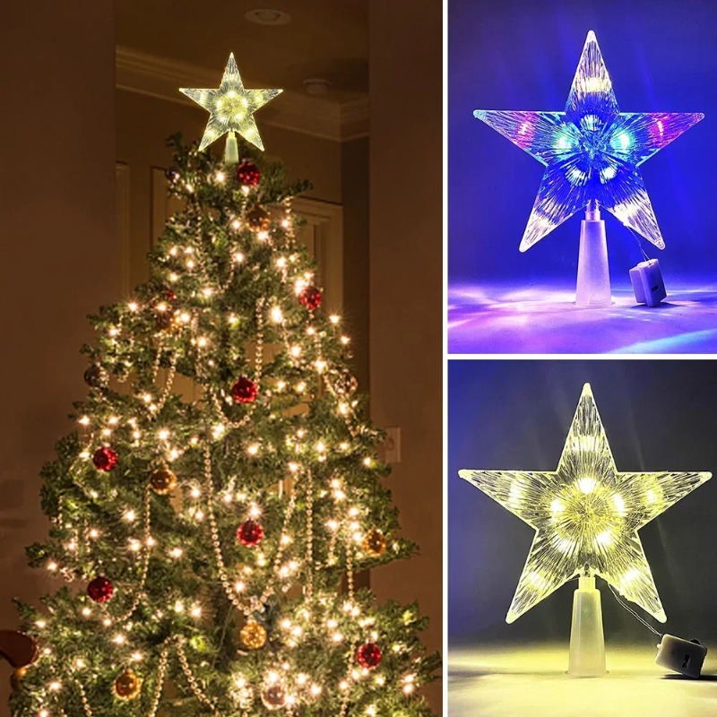 Glowing Christmas 15cm Tree To - Star Tree Topper のレビューと価格