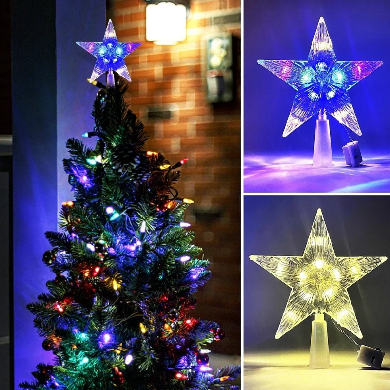 Glowing Christmas 15cm Tree To - Star Tree Topper のレビューと価格