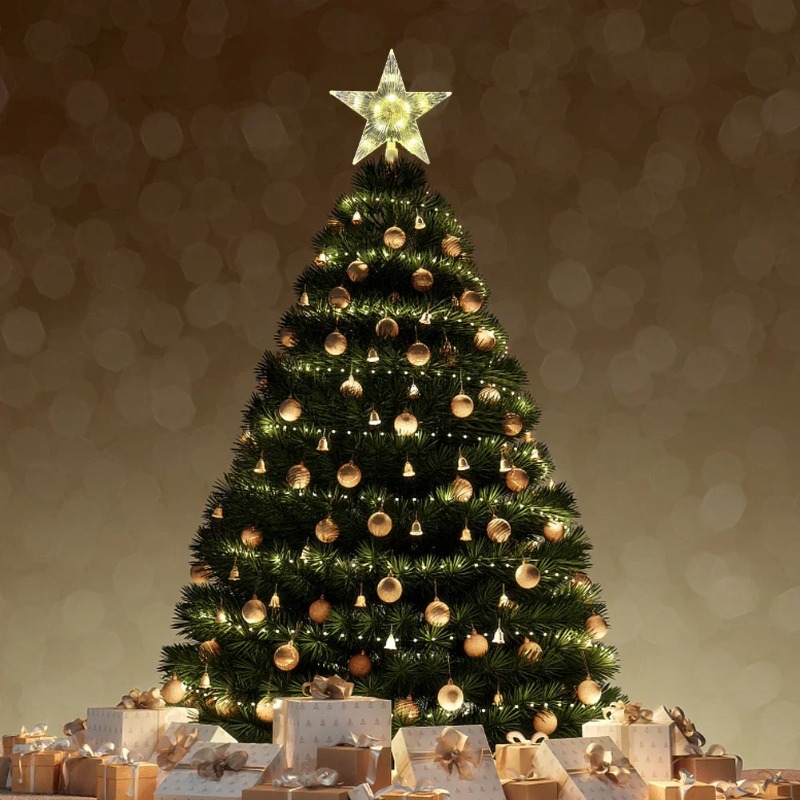 Glowing Christmas 15cm Tree To - Star Tree Topper のレビューと価格