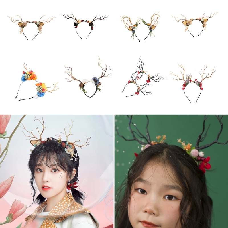 Branch Reindeer Antler Hair Ho - Reindeer Antlers Headband のレビューと価格