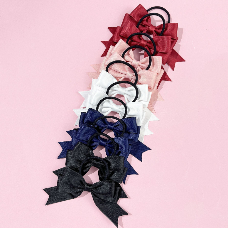 2 Pieces of Bow Hair Ties, Swe - Ribbon Bow Gift のレビューと価格