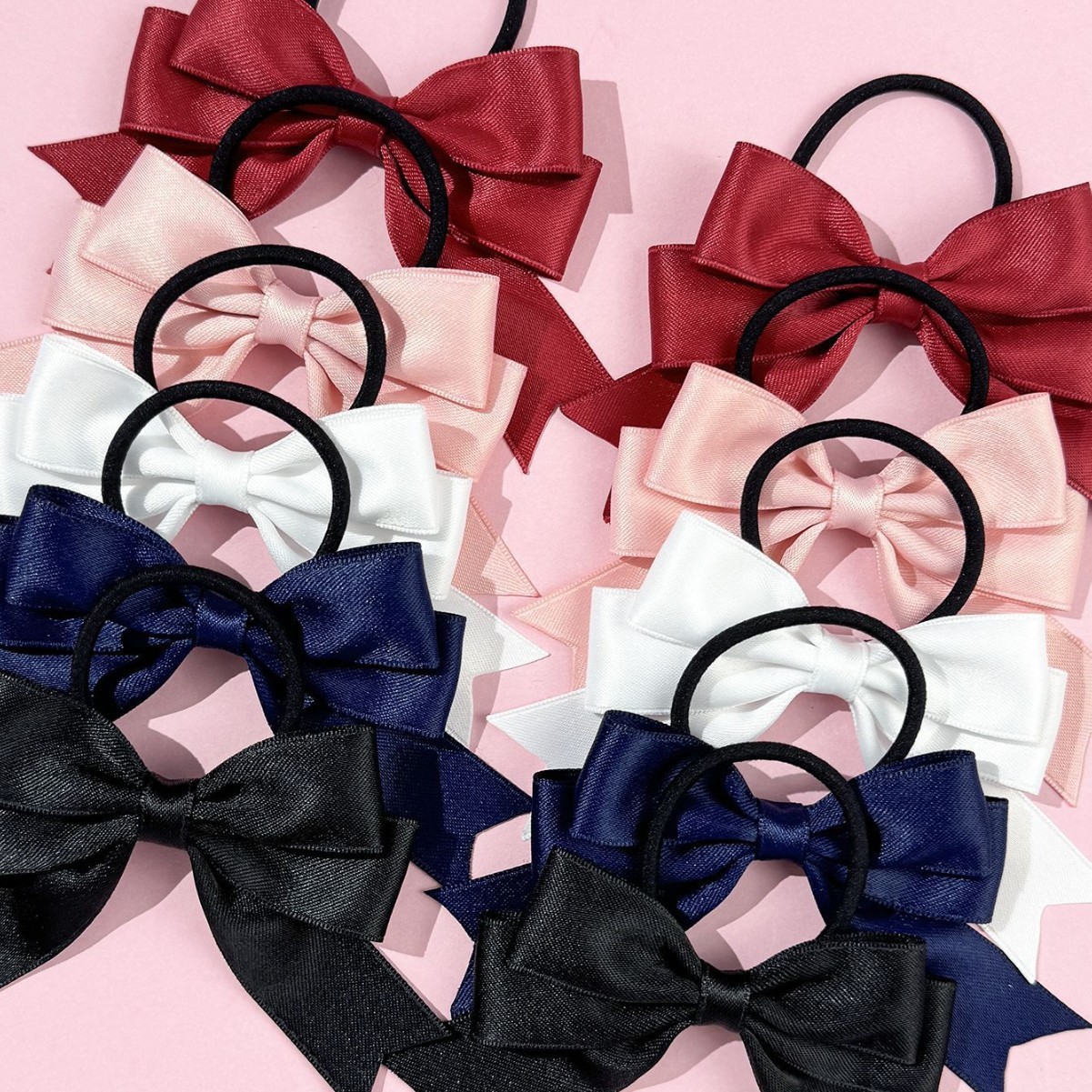 2 Pieces of Bow Hair Ties, Swe - Ribbon Bow Gift のレビューと価格