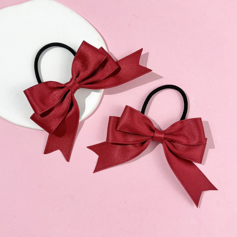 2 Pieces of Bow Hair Ties, Swe - Ribbon Bow Gift のレビューと価格