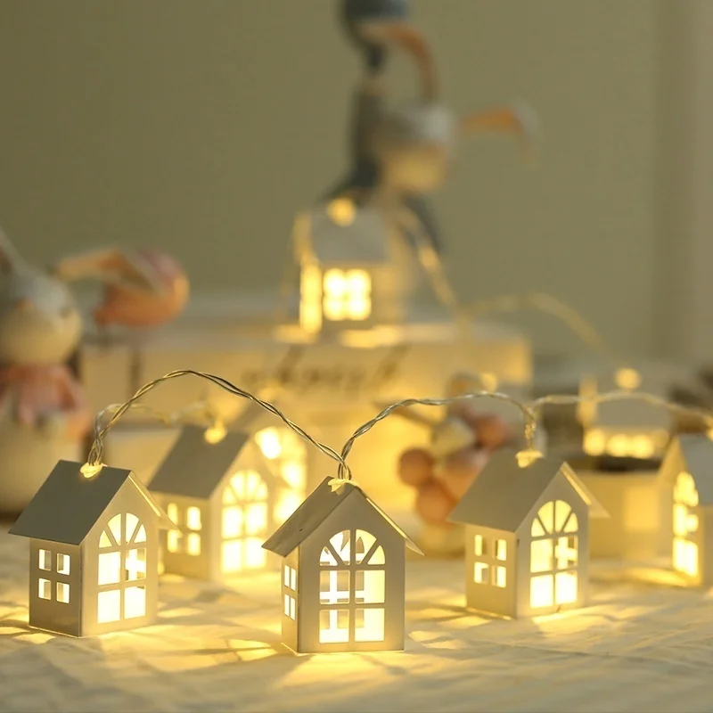 10 LED Christmas Tree House St - Led Fairy String Lights のレビューと価格