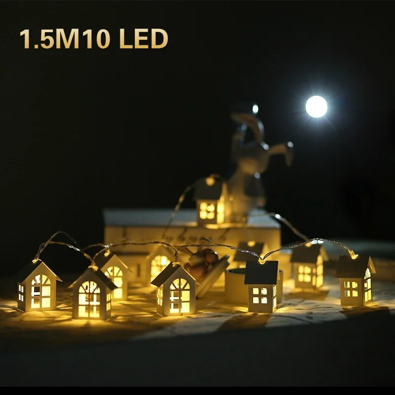 10 LED Christmas Tree House St - Led Fairy String Lights のレビューと価格