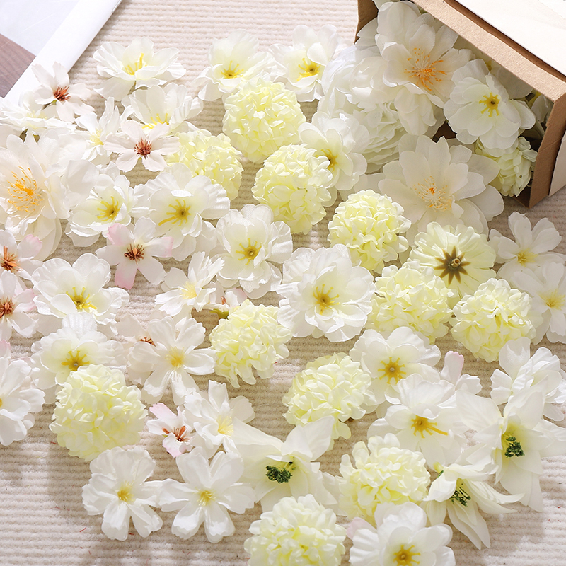 20Pcs Mix White Artificial Flo - Christmas Wreath Fake のレビューと価格