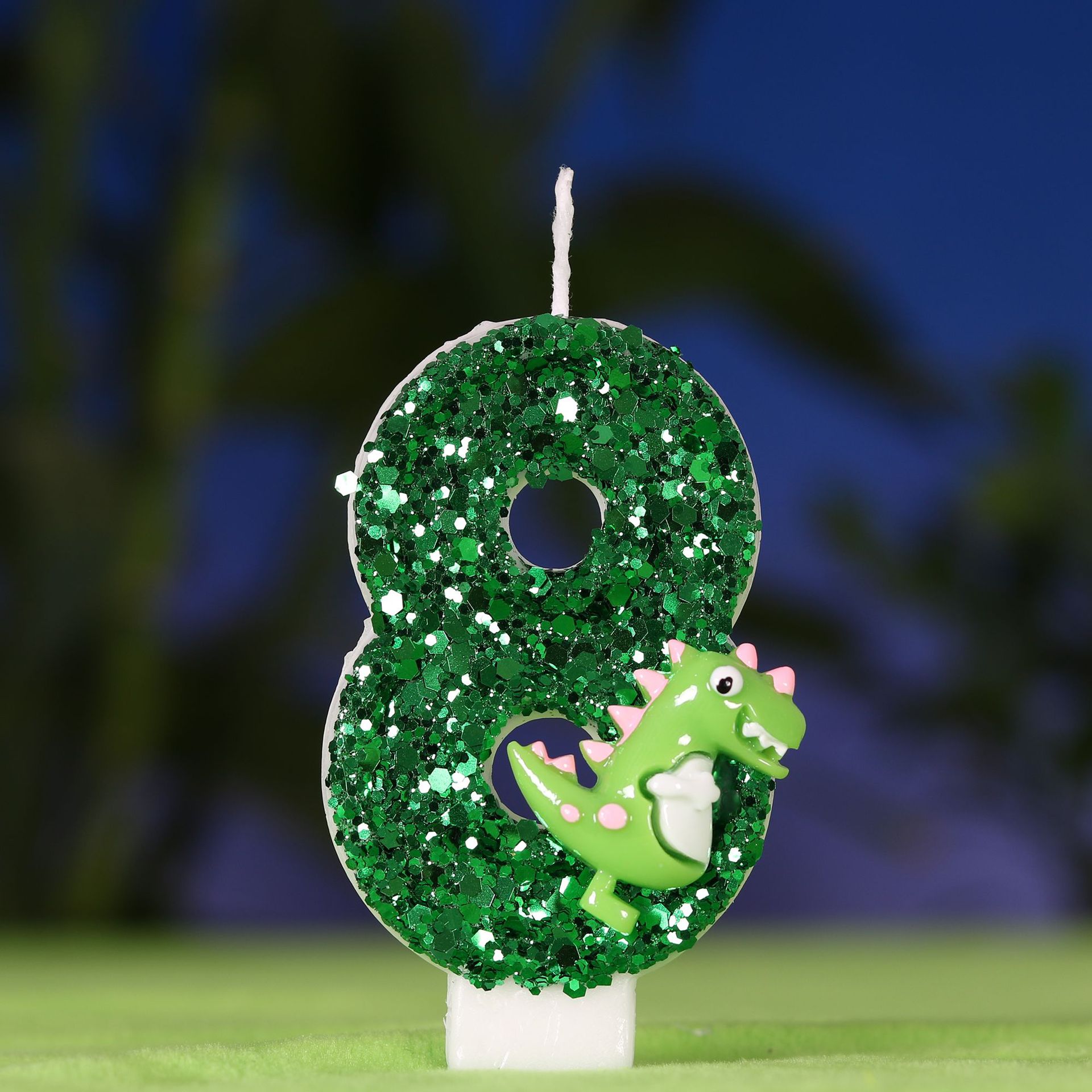 Cartoon Dinosaur Digital Birth - Holiday Candle Set のレビューと価格