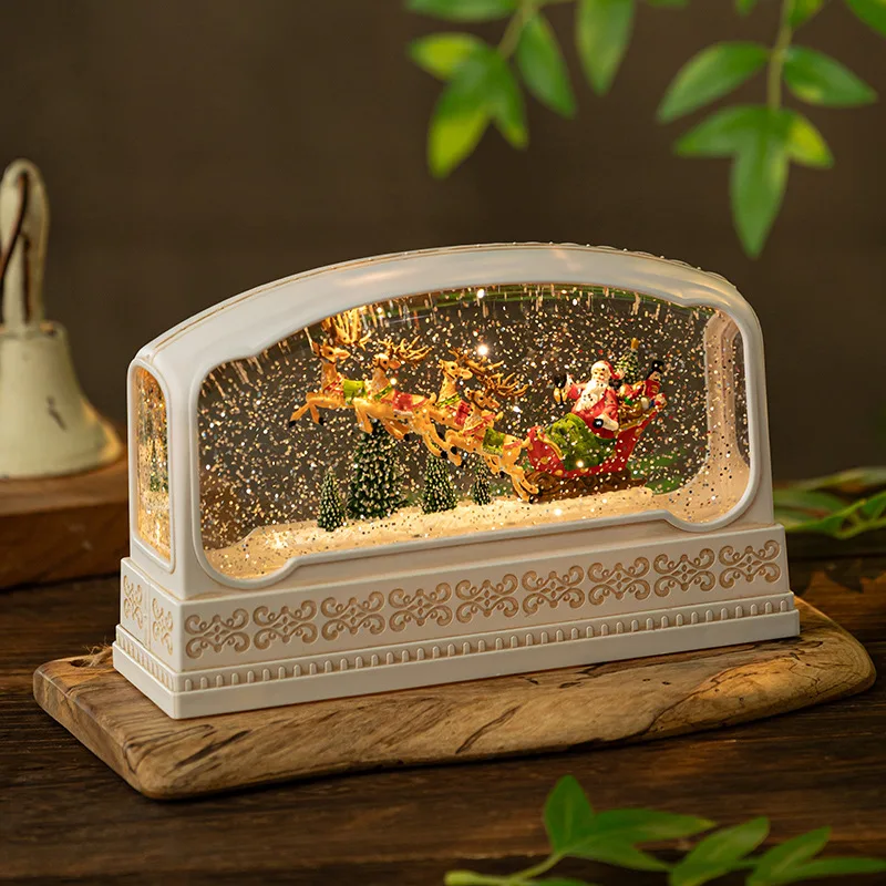 Rectangular Resin Snow Globe M - Snow Globe Musical のレビューと価格