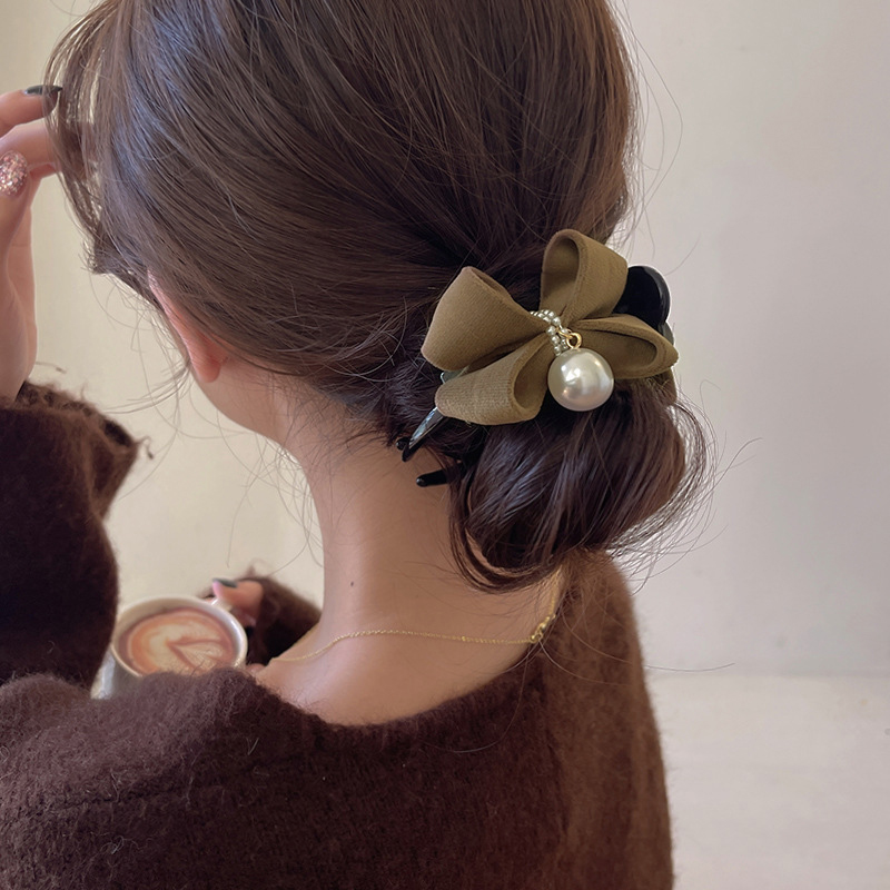 1PC Beautiful New Pearl Bow Ti - Ribbon Bow Gift のレビューと価格