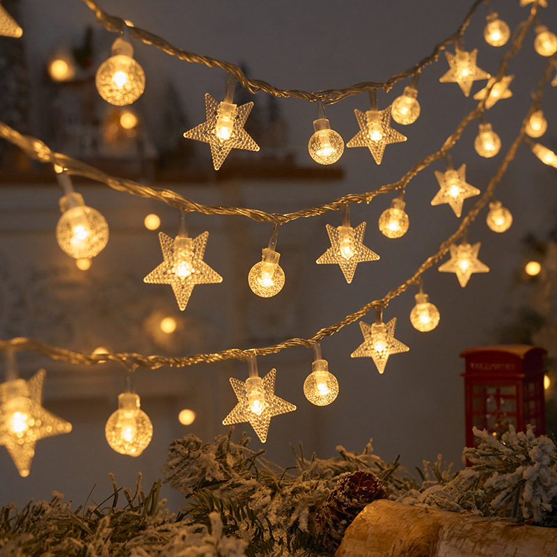 1.5M/3M Snowflake star LED Str - Led Fairy String Lights のレビューと価格