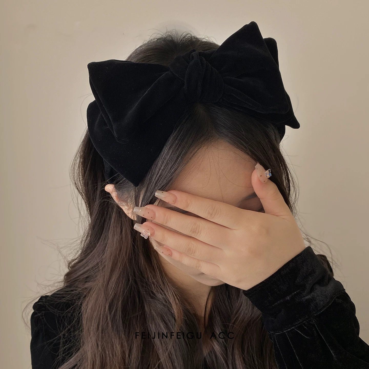 AWAYTR 1pc Large Velvet Bow Ha - Ribbon Bow Gift のレビューと価格