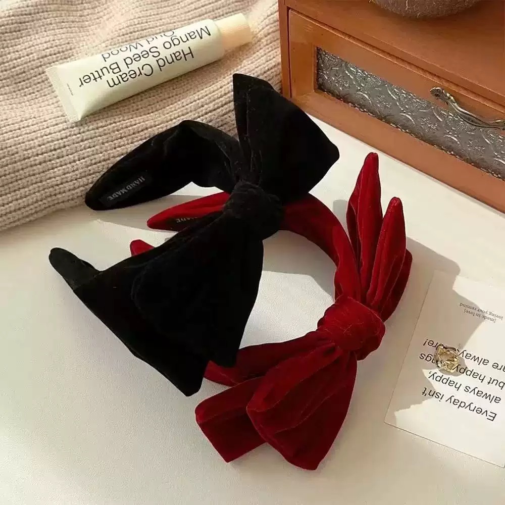 AWAYTR 1pc Large Velvet Bow Ha - Ribbon Bow Gift のレビューと価格