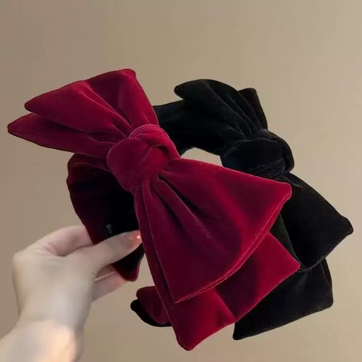 AWAYTR 1pc Large Velvet Bow Ha - Ribbon Bow Gift のレビューと価格
