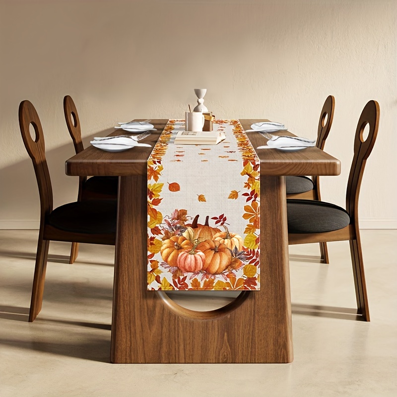 1pc Thanksgiving & Halloween T - Christmas Table Runner のレビューと価格