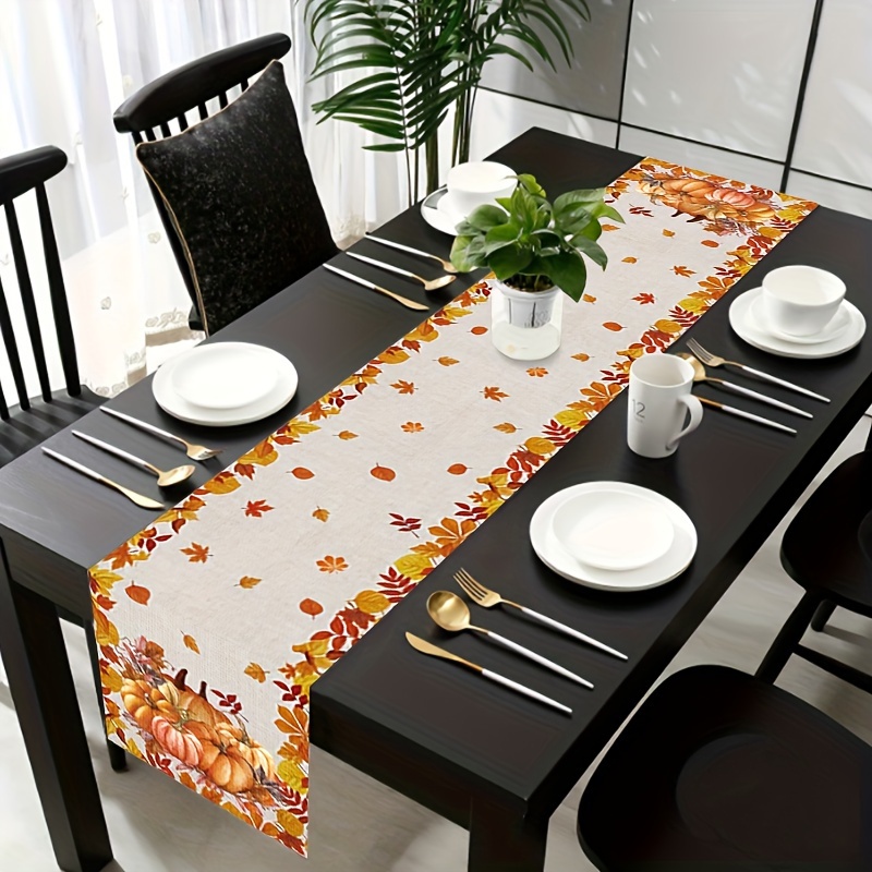 1pc Thanksgiving & Halloween T - Christmas Table Runner のレビューと価格