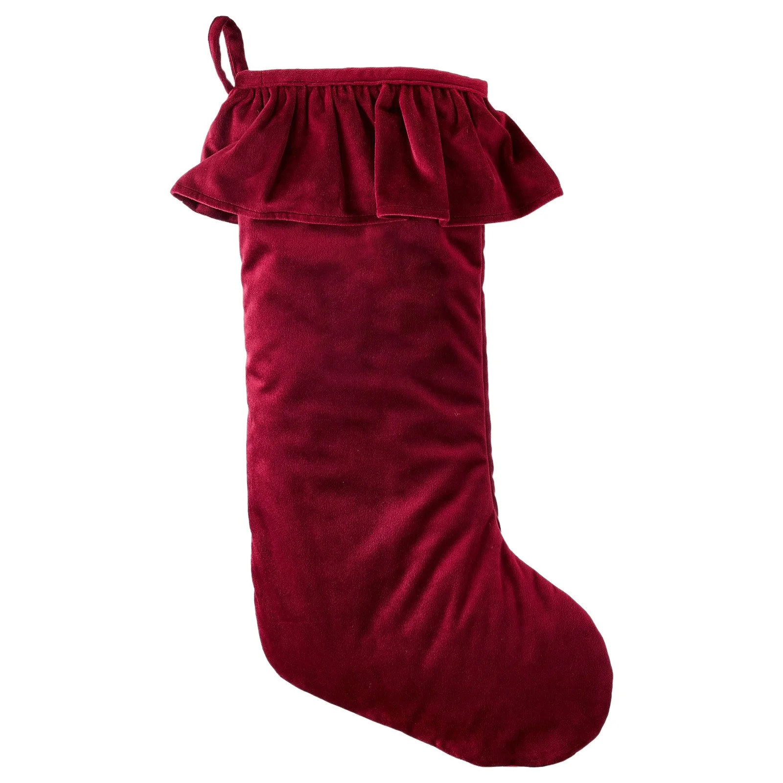 Velvet Christmas Stocking Holi - Christmas Stocking Hanging のレビューと価格