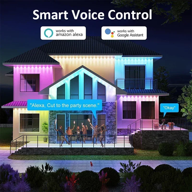 Smart RGBIC Outdoor Permanent  - Christmas Lights Outdoor のレビューと価格
