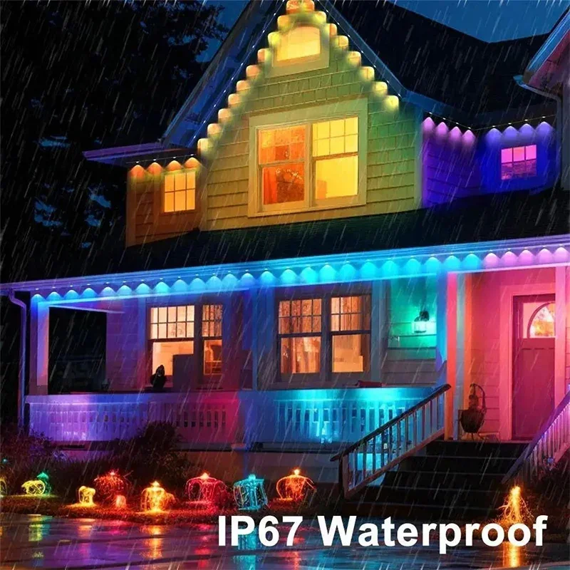 Smart RGBIC Outdoor Permanent  - Christmas Lights Outdoor のレビューと価格