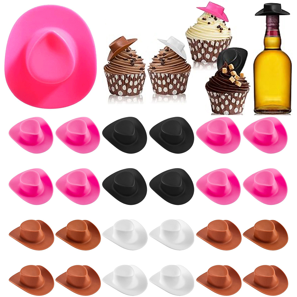 20Pcs Plastic Mini Western Cow - Santa Hat Plush のレビューと価格