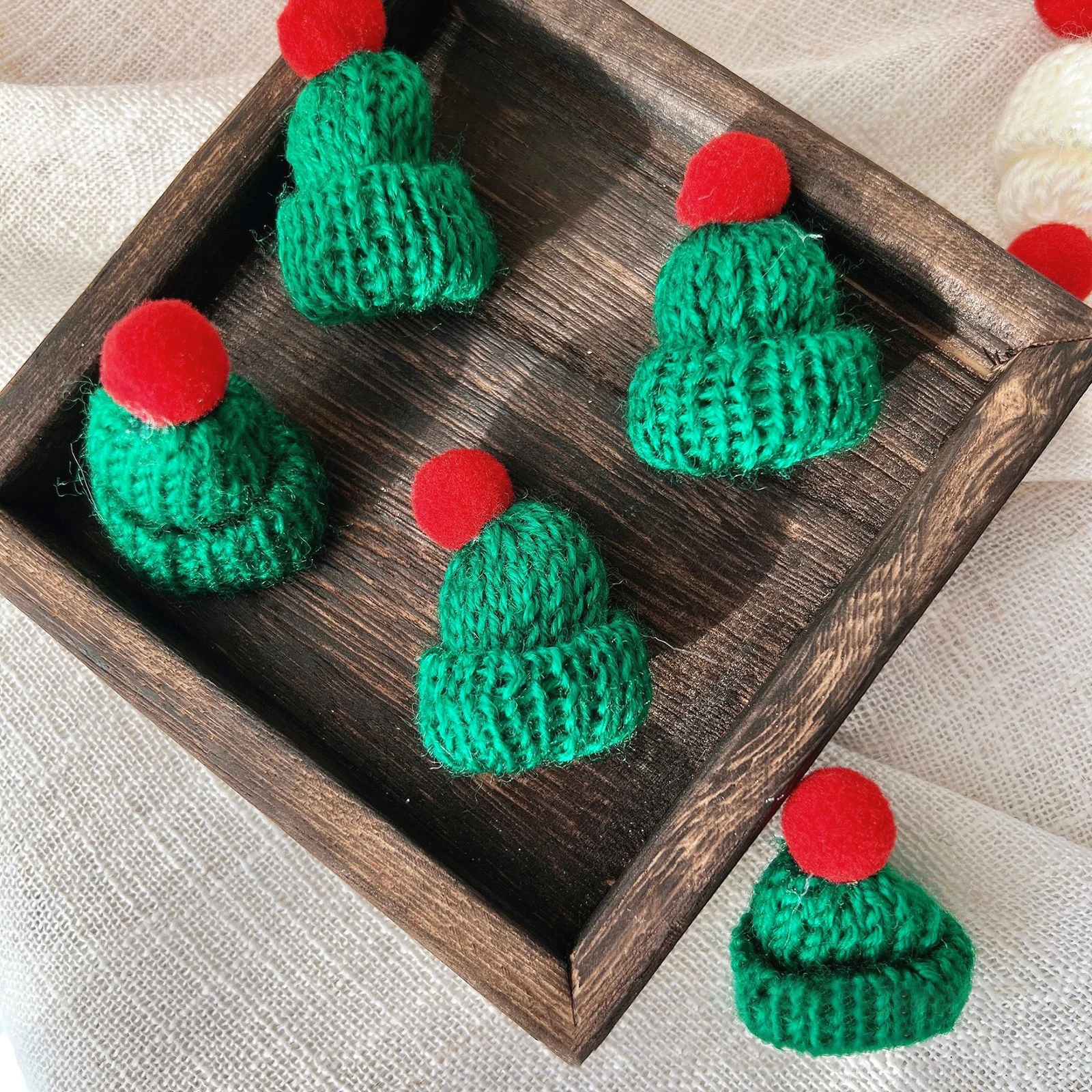 10/20pcs Mini Santa Hat & Scar - Santa Hat Plush のレビューと価格