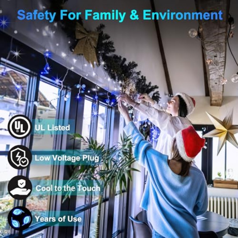 612 LED 60Feet Christmas Light - Christmas Lights Outdoor のレビューと価格