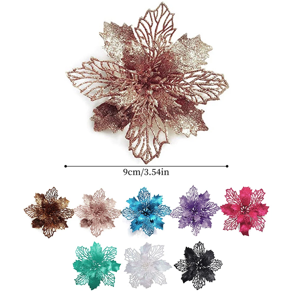 9cm Glitter Artifical Christma - Christmas Wreath Fake のレビューと価格