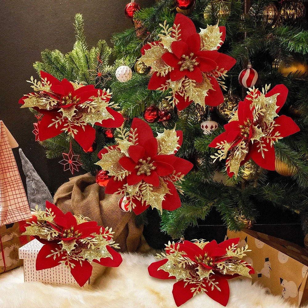 9cm Glitter Artifical Christma - Christmas Wreath Fake のレビューと価格