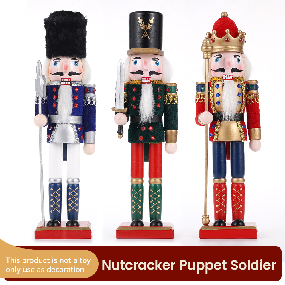 30cm Christmas Nutcracker Wood - Nutcracker Figurine のレビューと価格