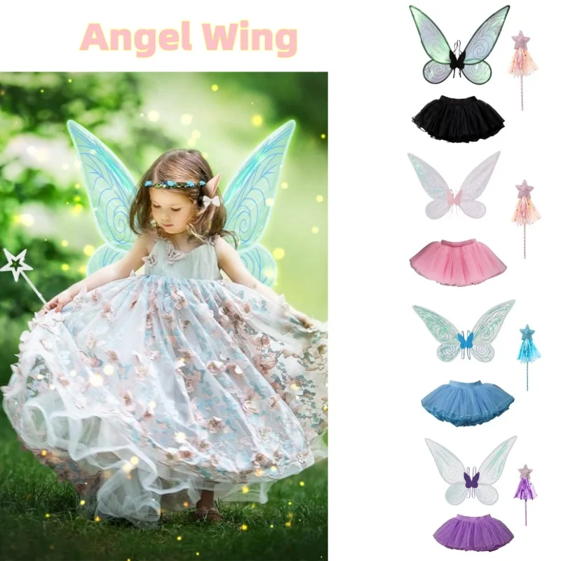 Princess Butterfly Fairy Wing  - Elf Costume Christmas のレビューと価格