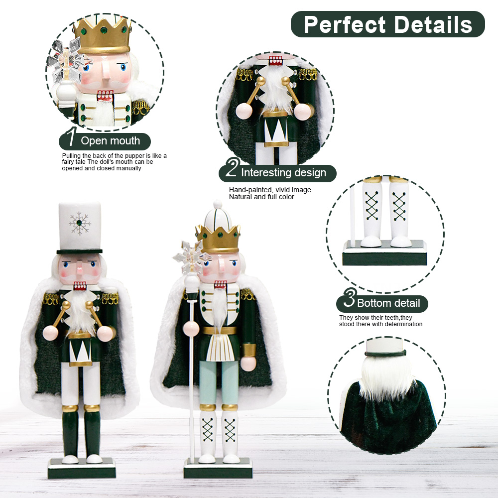 30CM Nutcracker snowflake cape - Nutcracker Figurine のレビューと価格