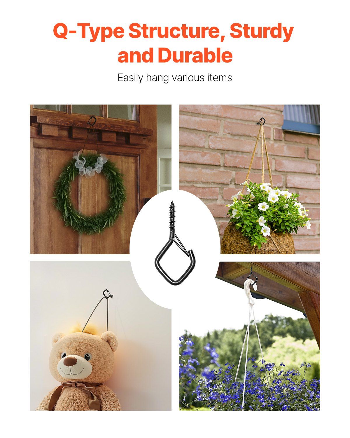 20PCS Q Hanger Hooks Heavy Dut - Christmas Lights Outdoor のレビューと価格