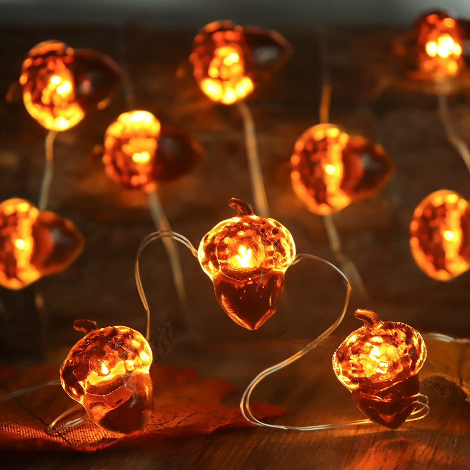 30 LEDs Acorn String Lights Th - Led Fairy String Lights のレビューと価格