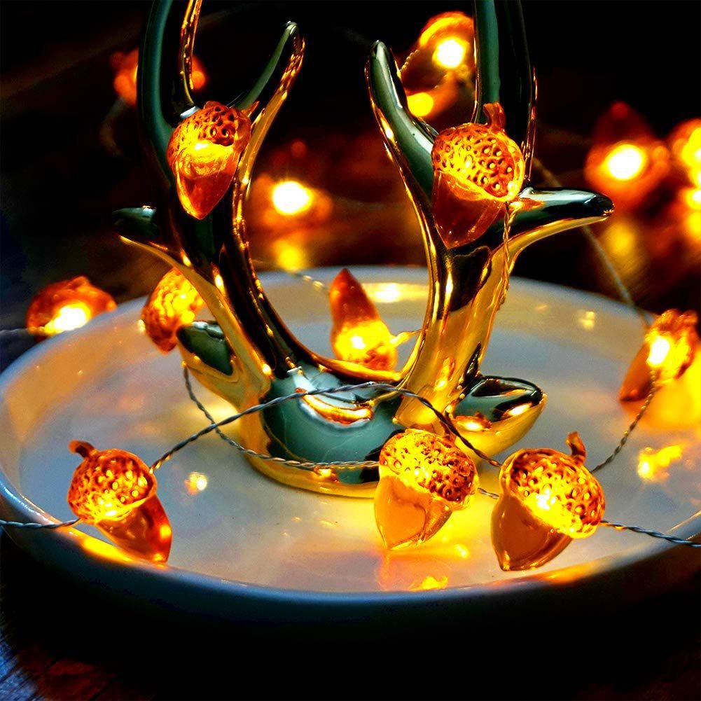30 LEDs Acorn String Lights Th - Led Fairy String Lights のレビューと価格