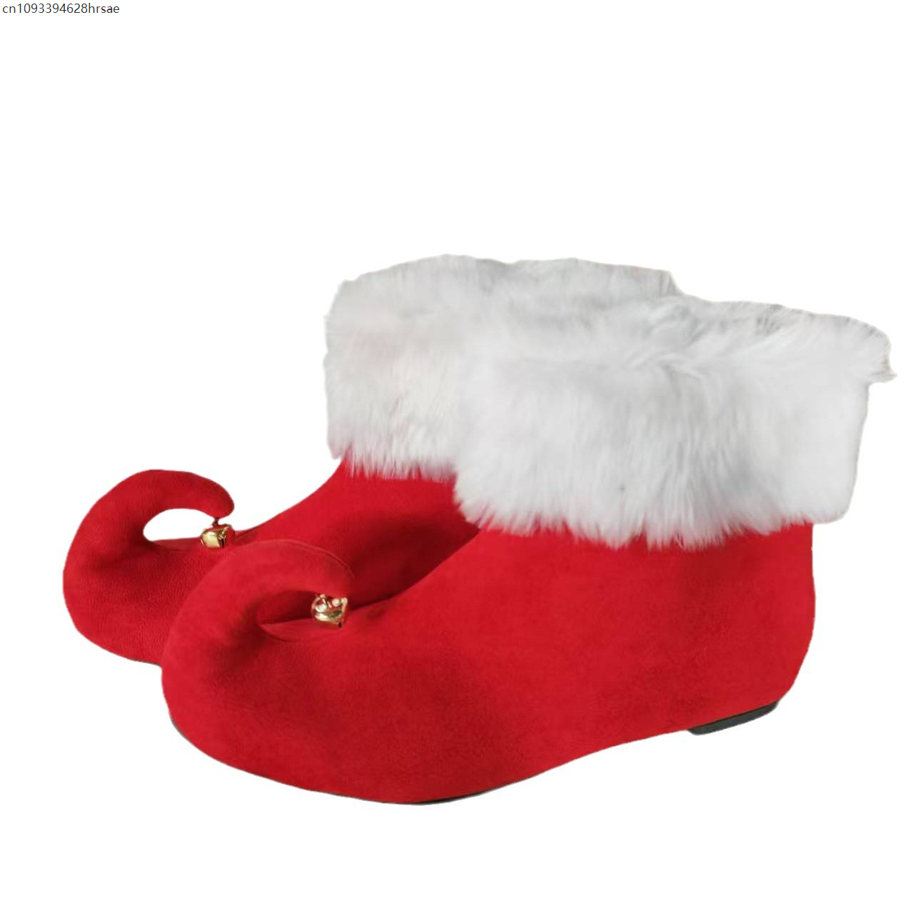 Christmas Suede Boots With Jin - Elf Costume Christmas のレビューと価格
