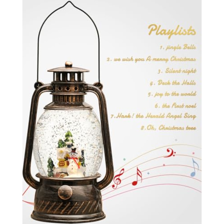 Christmas Decorations Snow Glo - Snow Globe Musical のレビューと価格