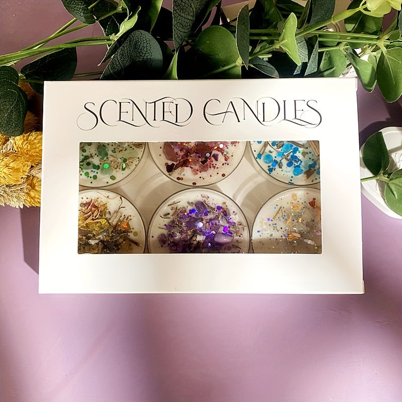 Set of 6 Scented Candles Fragr - Holiday Candle Set のレビューと価格