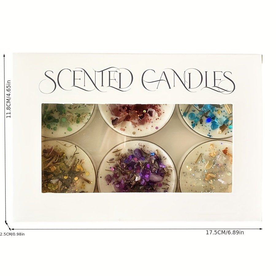 Set of 6 Scented Candles Fragr - Holiday Candle Set のレビューと価格