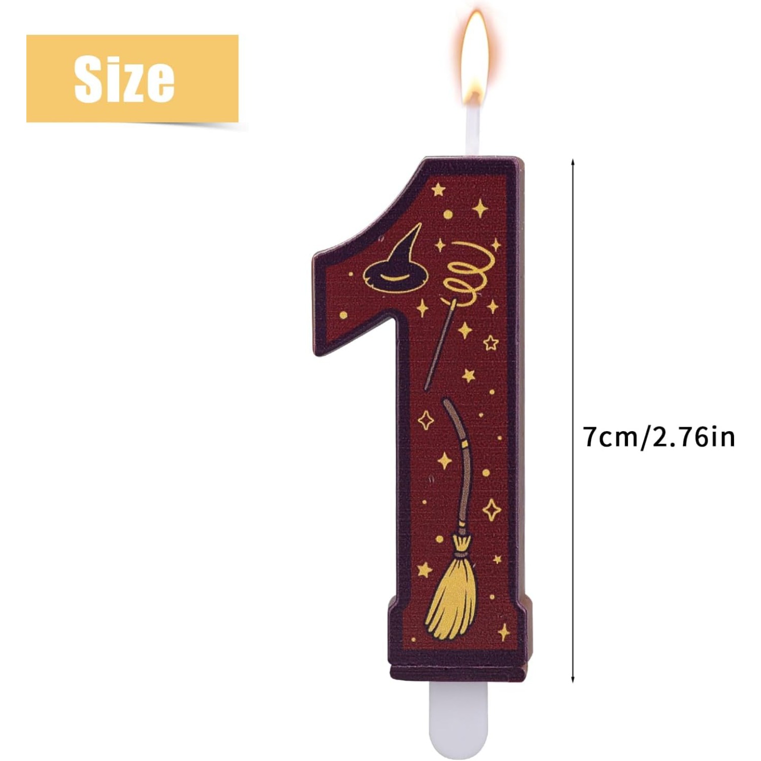 1 Set Number 0-9 Magical Theme - Holiday Candle Set のレビューと価格