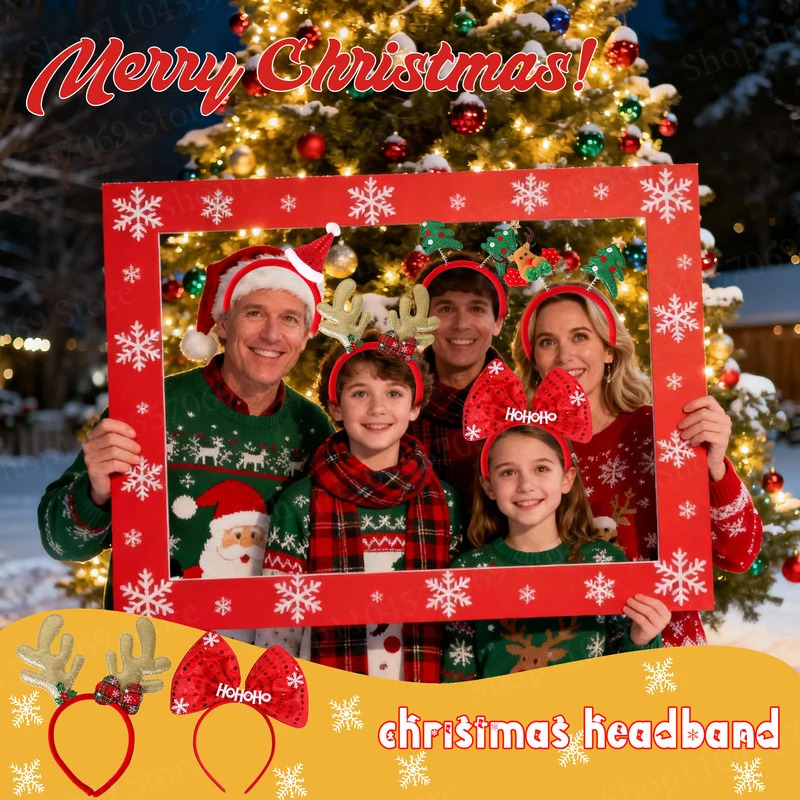 12-120Pcs Christmas Headband C - Reindeer Antlers Headband のレビューと価格