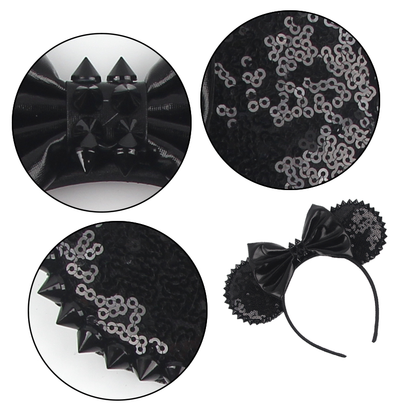 NEW Halloween Mouse Ears Headb - Ribbon Bow Gift のレビューと価格