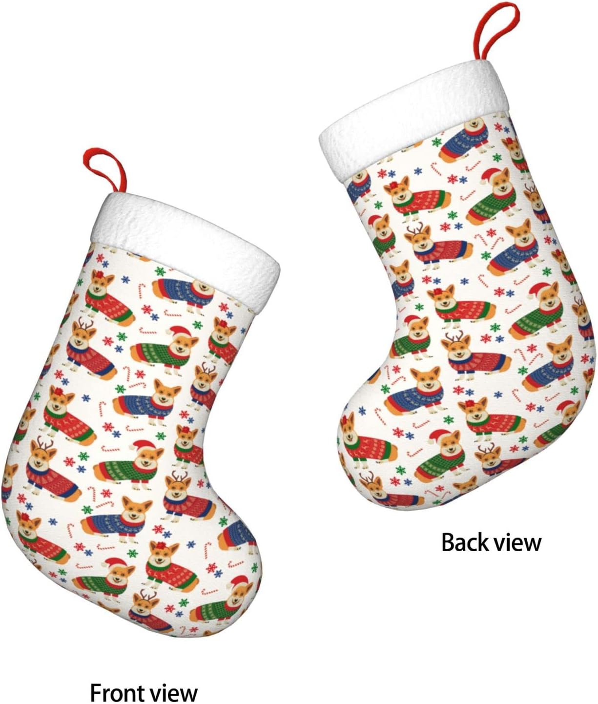 Christmas Corgi Dog Christmas  - Christmas Stocking Hanging のレビューと価格