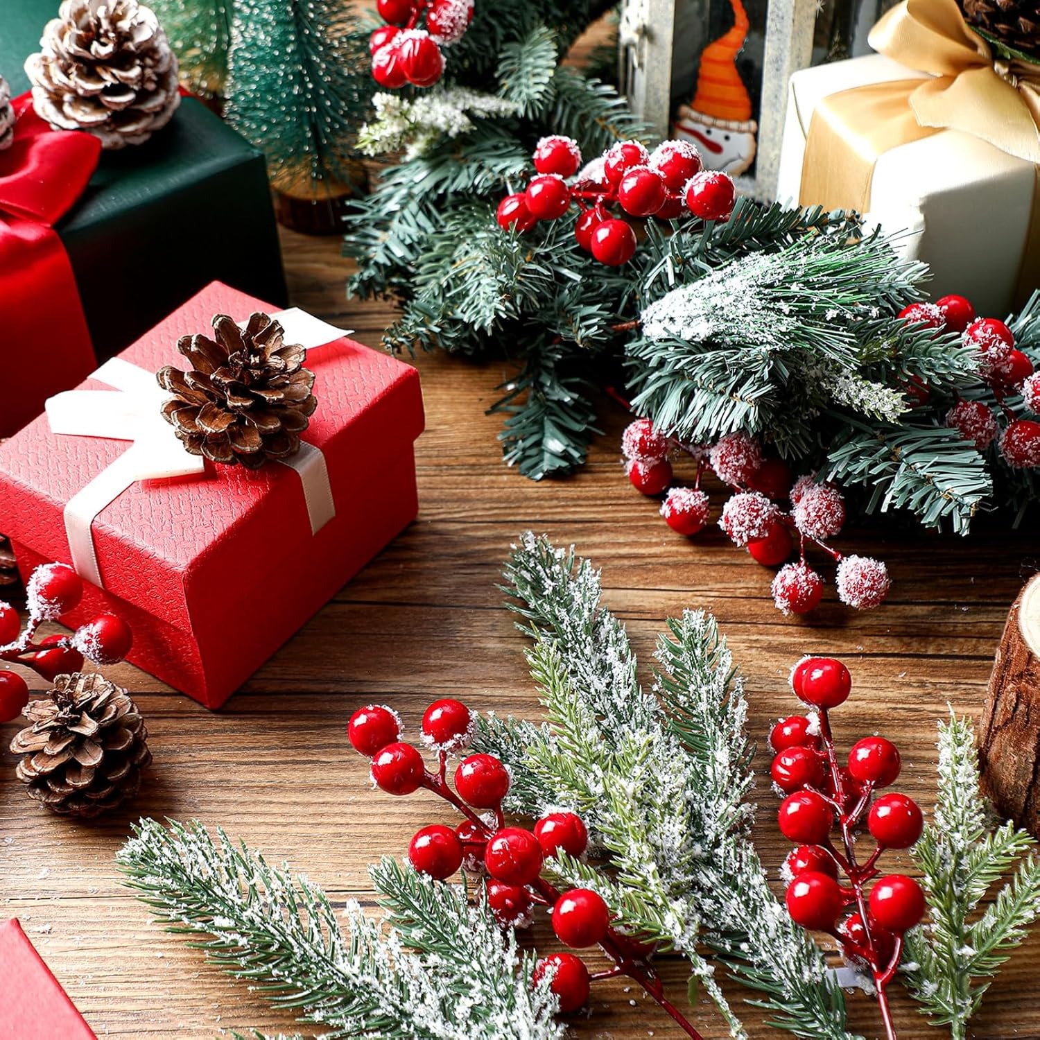Artificial Snow White Pine Bra - Christmas Wreath Fake のレビューと価格