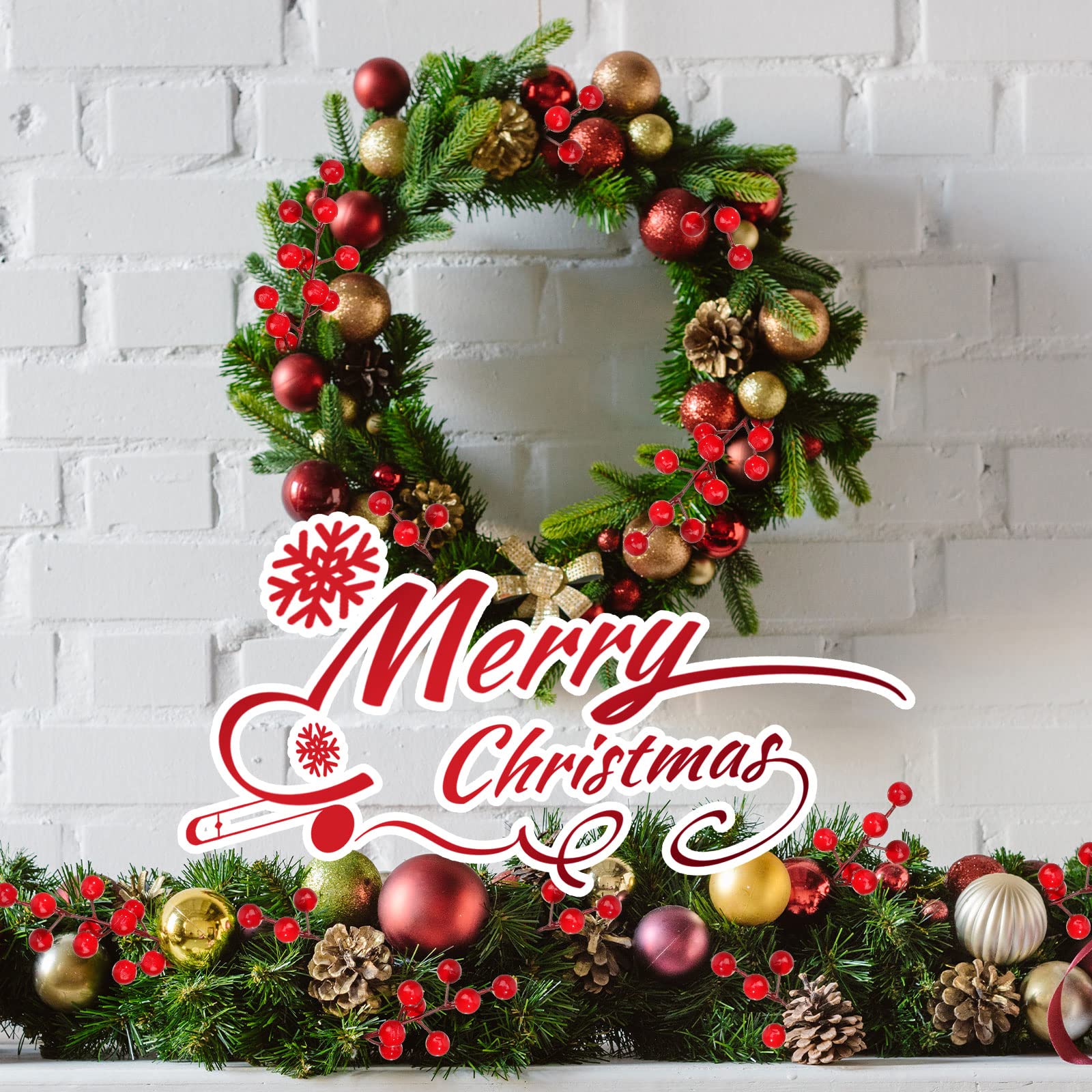 Artificial Pine Branches Fake  - Christmas Wreath Fake のレビューと価格