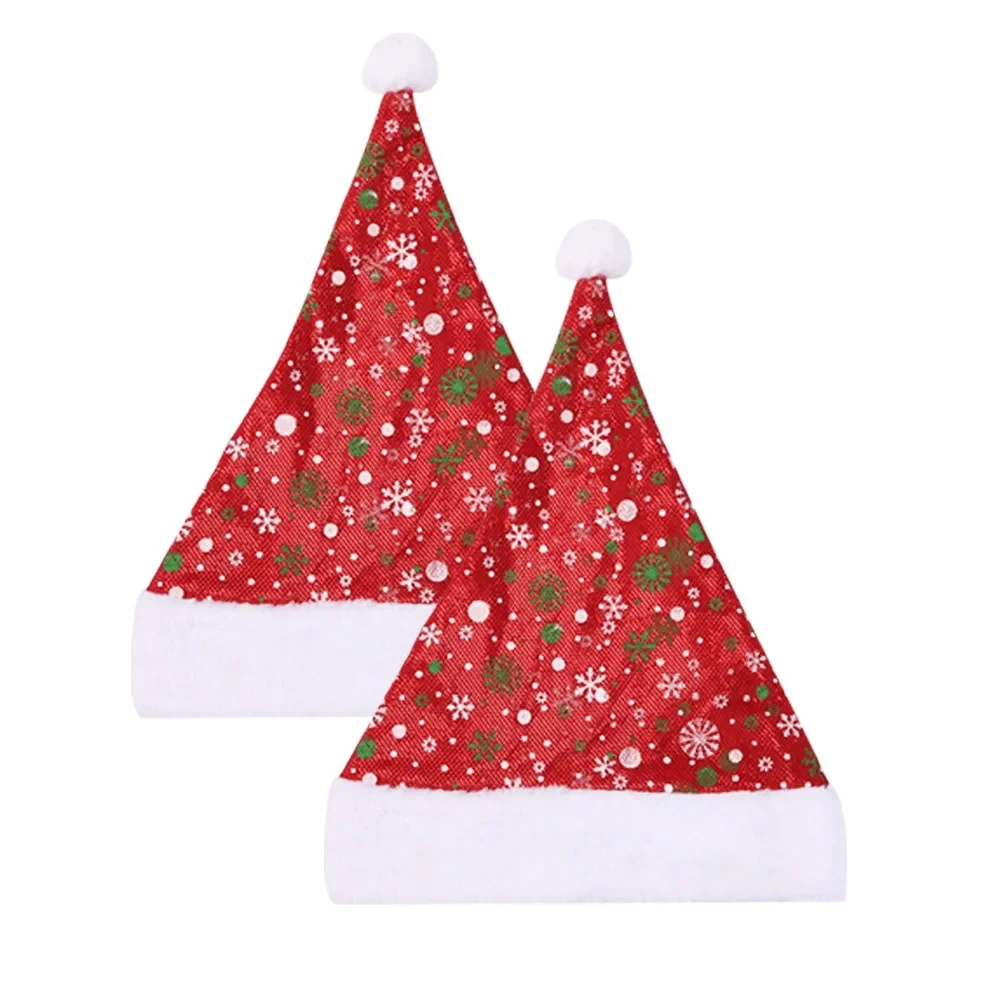 Thick Christmas Hat Red Checke - Santa Hat Plush のレビューと価格