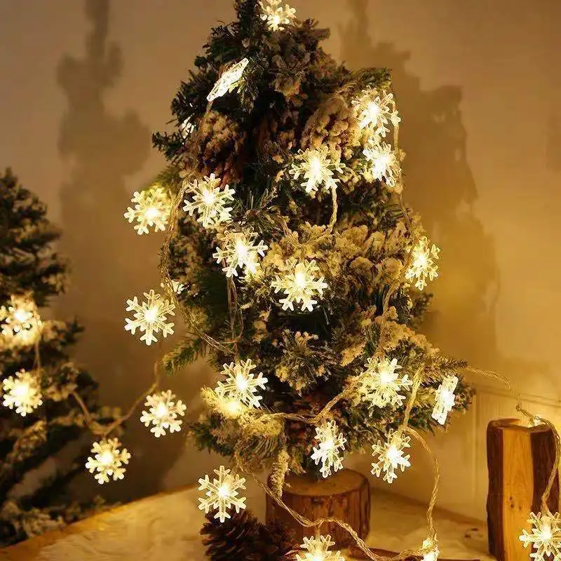 10/20/40 LED Snowflake String  - Led Fairy String Lights のレビューと価格