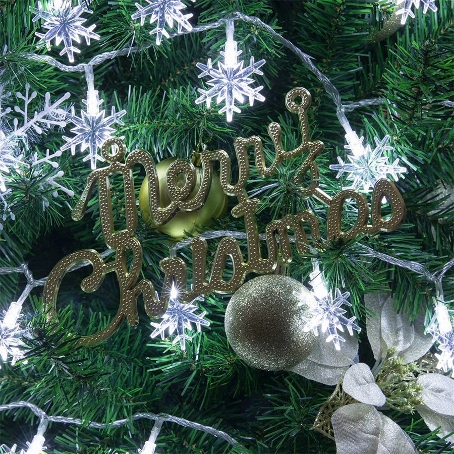 10/20/40 LED Snowflake String  - Led Fairy String Lights のレビューと価格