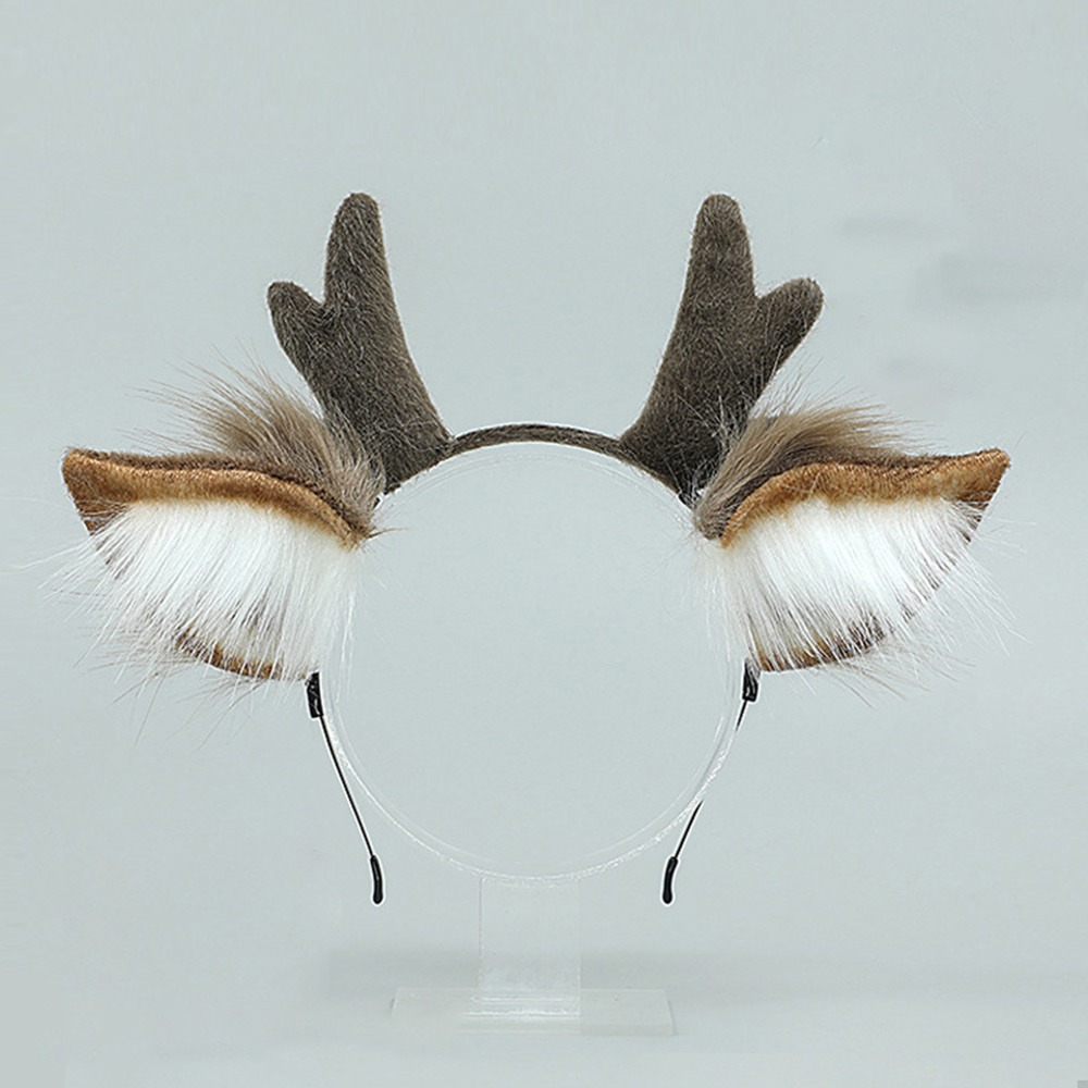 Lolita Deer Ears Reindeer Antl - Reindeer Antlers Headband のレビューと価格